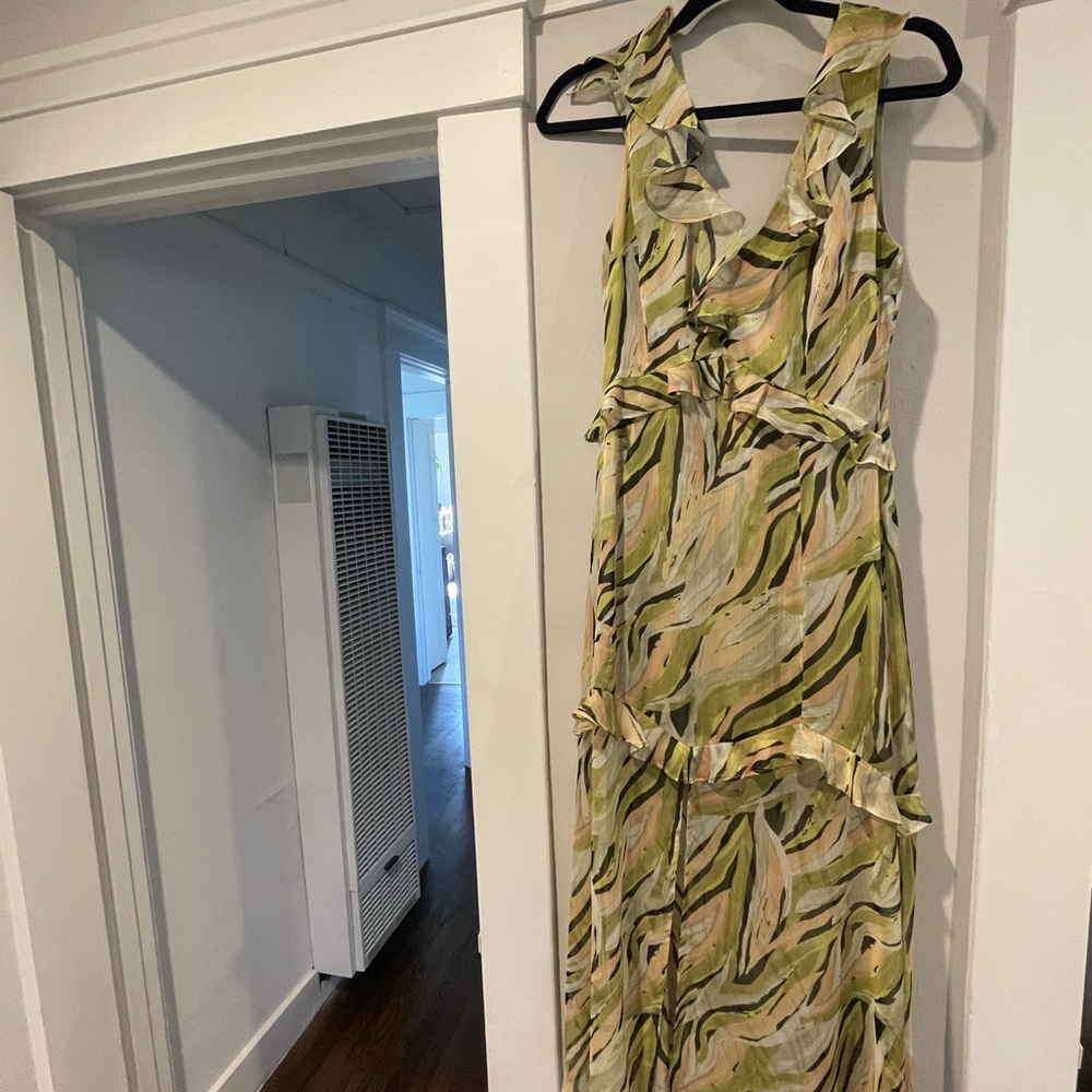 Lost + Wander Size Green Bohemian Dress. Perfect … - image 3